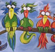 Kinderbild Vögel
